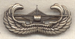 Very Rare 1946 Sendai,  Japan-Made US Army 11th Airborne Glider Troops Qualifying Badge - Nice Shape