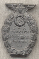 Commemorative SA Treffen Gau Badge