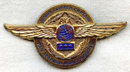 Great 1940s Pan Am (PAA) Junior Clipper Pilot Wing