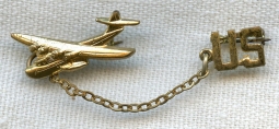 Great Early WWII Pan Am "Clipper" Souvenir Pin