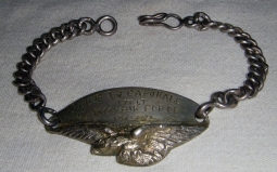 Great WWII Italian-Made USAAF Bracelet Named to Lt. Philip Caporale