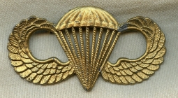 Fabulous, Huge, WWII US Army or USMC Paratrooper Sweetheart Brooch. Wartime Shortage Material