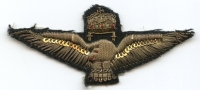 1930s-WWII Bullion Hungarian Air Force Officer Pilot Wing