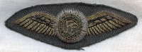 Rare 1930s Full Dress Ireland Air Corps Pilot Wing in Bullion