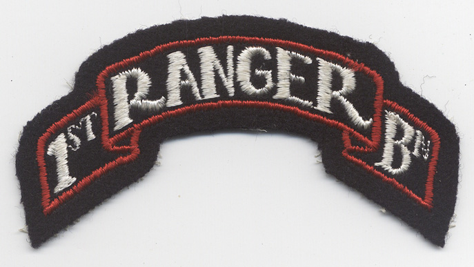 WWII Issue US Army 1st Ranger Battalion Shoulder Scroll: Flying Tiger ...