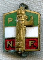 WWII Italian Fascist Party Pin/Membro Pin PNF (Partito Nazionale Fascista)