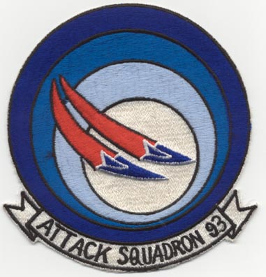 Early 1970s USN Attack Squadron 93 Jacket Patch: Flying Tiger Antiques ...