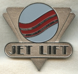 Circa 1990's Jet Lift International Pilot Hat Badge