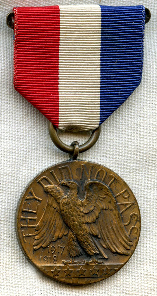 Rare, WWI Kittery, Maine Service Medal: Flying Tiger Antiques Online Store