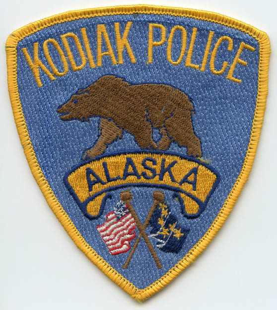 1990's Kodiak, Alaska Police Patch: Flying Tiger Antiques Online Store