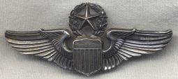 Korean War Era United States Air Force Command Pilot Wing by Gemsco