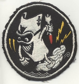 Korean War USN VF-41 (Fighter Squadron 41) "Black Aces" Patch