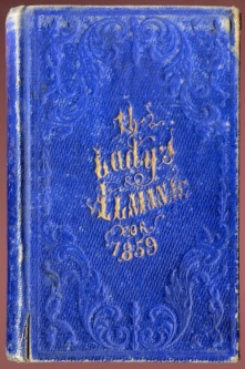 The Lady's Almanac for 1859: Lovely Pocket Sized Book with Period Ads and Info