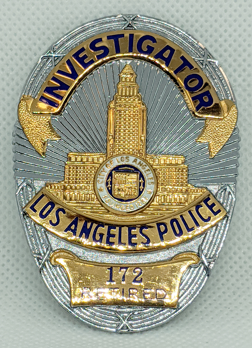 Beautiful Minty, & Issue L.A. PD Service 6 Retired Investigator 1970's ...