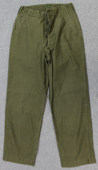 Late 1940's - Korean War US Army Field Trousers in Olive Drab ...