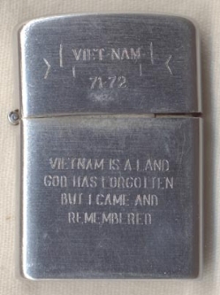 1971-1972 Vietnam Souvenir Lighter <p> NO LONGER AVAILABLE