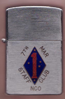 1954 7th Marines Staff NCO Club Korea Lighter