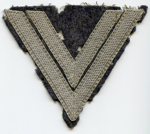 WWII Luftwaffe Obergefreiter Sleeve Rank in Salty Condition: Flying ...