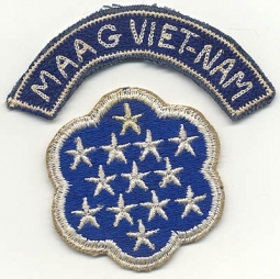 Early Japanese-Made MAAG Vietnam Patch & Arc