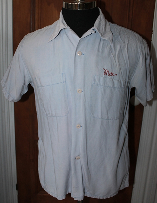 1950s bowling shirt