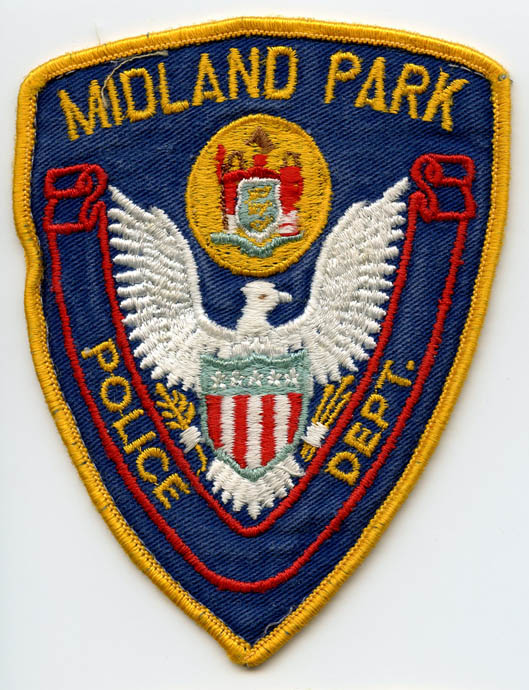 1970s Midland Park, New Jersey Police Patch: Flying Tiger Antiques 