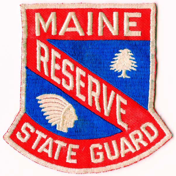 Super-Rare WWII Maine State Guard Reserve Large Jacket Patch: Flying ...