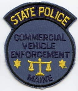 1980s Maine State Police Commercial Vehicle Enforcement Patch