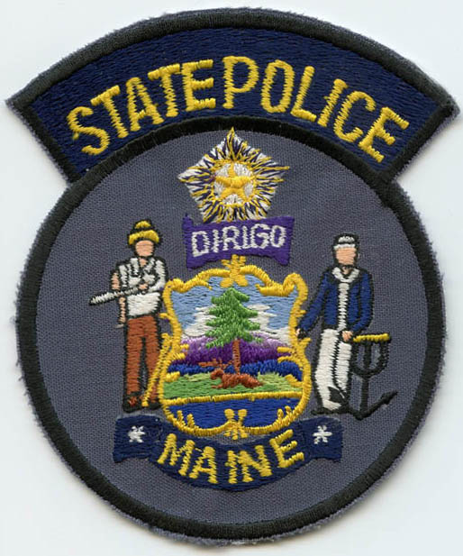 1980s Maine State Police Uniform Patch: Flying Tiger Antiques Online Store