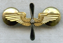 Minty WWII USAAF Officer Collar Insignia