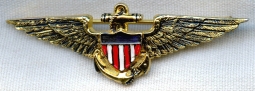 Minty 1930s US Navy Sweetheart Wing