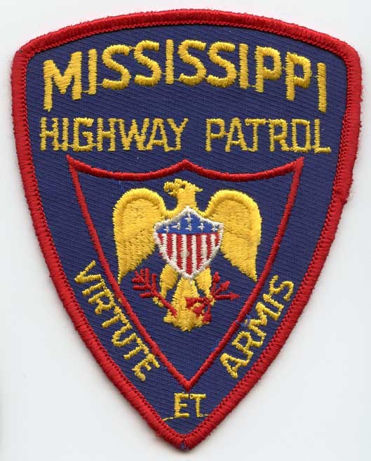 1980's Mississippi Highway Patrol Patch: Flying Tiger Antiques Online Store