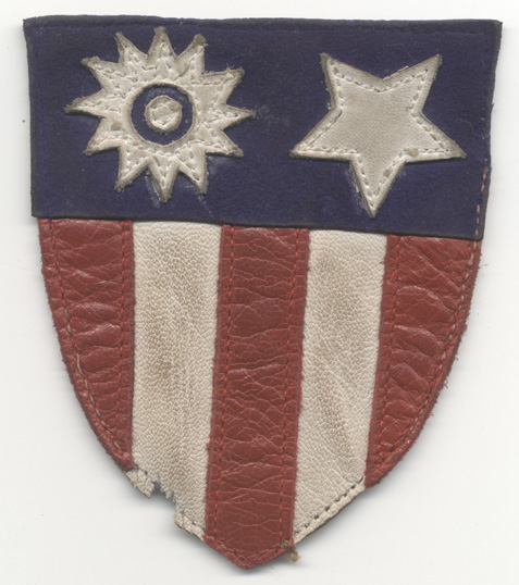 Rare EARLY WAR Variant CBI Patch with Inverted Star CBI in Leather for ...