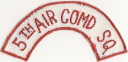 Vietnamese-Made US Air Force 5th Air Commando Squadron Flash