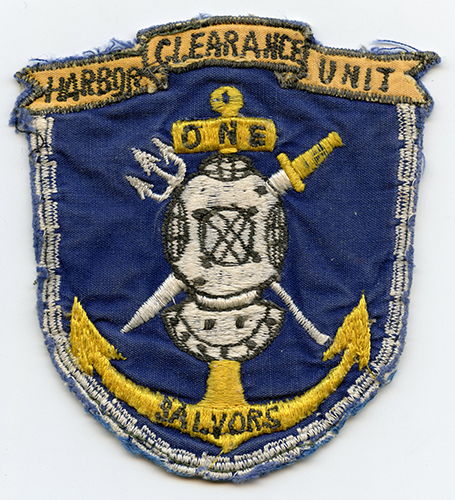 Nam Made Ca 1970 US Navy Harbor Clearance Unit 1 Pocket Patch: Flying ...