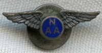 Circa 1930 National Aeronautic Association (NAA) Sterling Lapel Pin