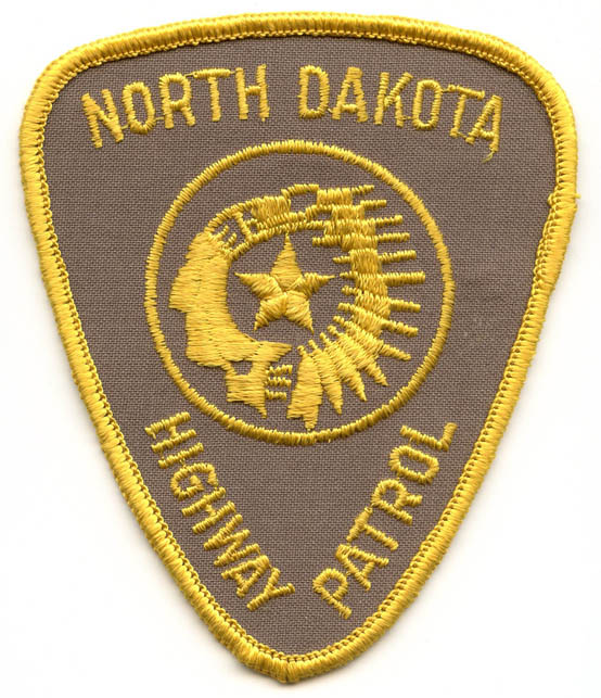 1960s North Dakota Highway Patrol Patch Flying Tiger Antiques Online Store