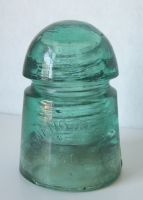 1890s New England Telephone & Telegraph Co. Glass Insulator Type CD 104 by Brookfield