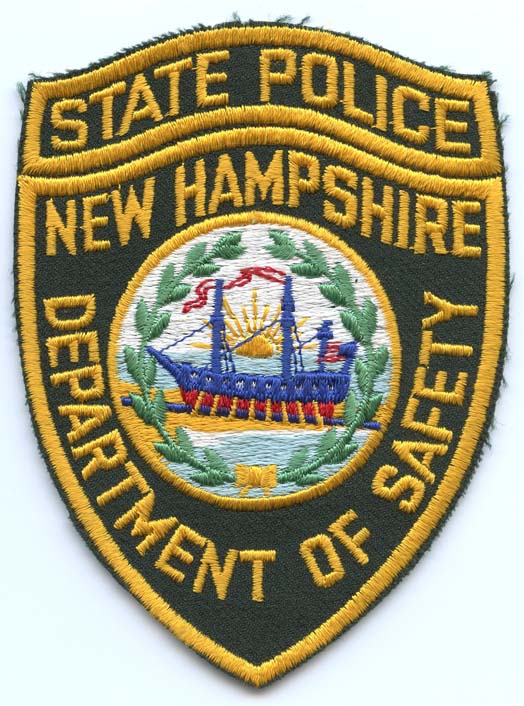 1960s New Hampshire State Police Department of Safety (DOS) Patch ...