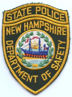 1960s New Hampshire State Police Department of Safety (DOS) Patch