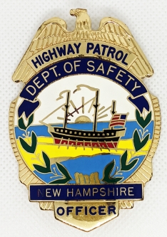 Rare 2004 New Hampshire Highway Patrol Officer Badge