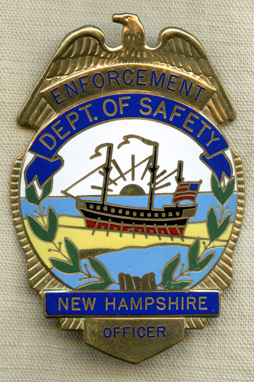 Rare 1980's-90's NH Dept of Safety Enforcement Officer Trunching ...