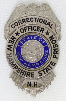 Vintage 1980's - 1990's New Hampshire State Prison Correctional Officer Badge