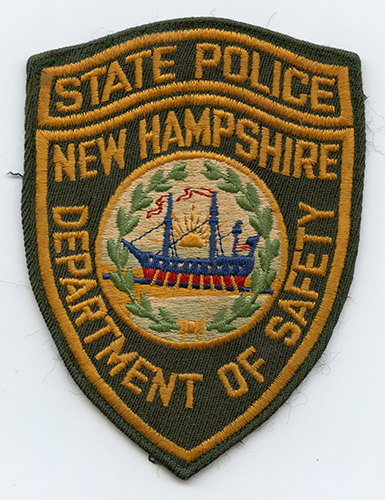 Duty Worn Early 60's NH State Police Patch in Silk Embroidered of ...