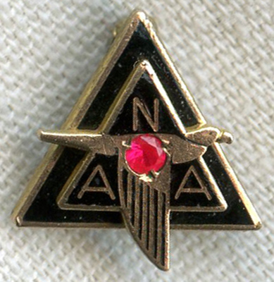 Vintage NAA lapel shops pins