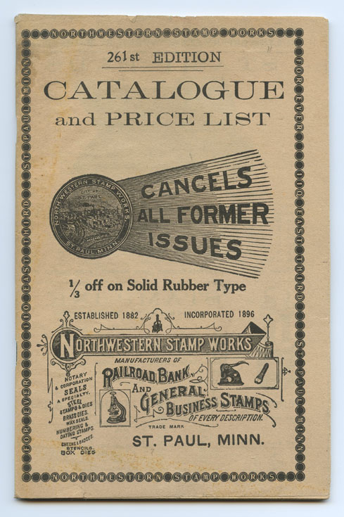 261st Edition Northwestern Stamp Works Catalog for Police Badges ...