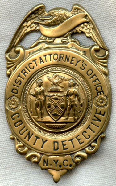 Vintage Badge Chief District Attorney District Attorney -  Portugal