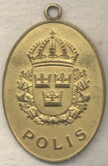 Older Swedish Land Customs Police Disc