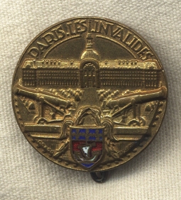 BEING RESEARCHED - Badge from Paris les Invalides -NOT FOR SALE UNTIL IDENTIFIED