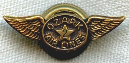 Early 1950's Ozark Airlines 2 Years of Service Lapel Pin