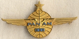1960s Pan Am Airways Check Pilot Wing by Balfour (B Mark)